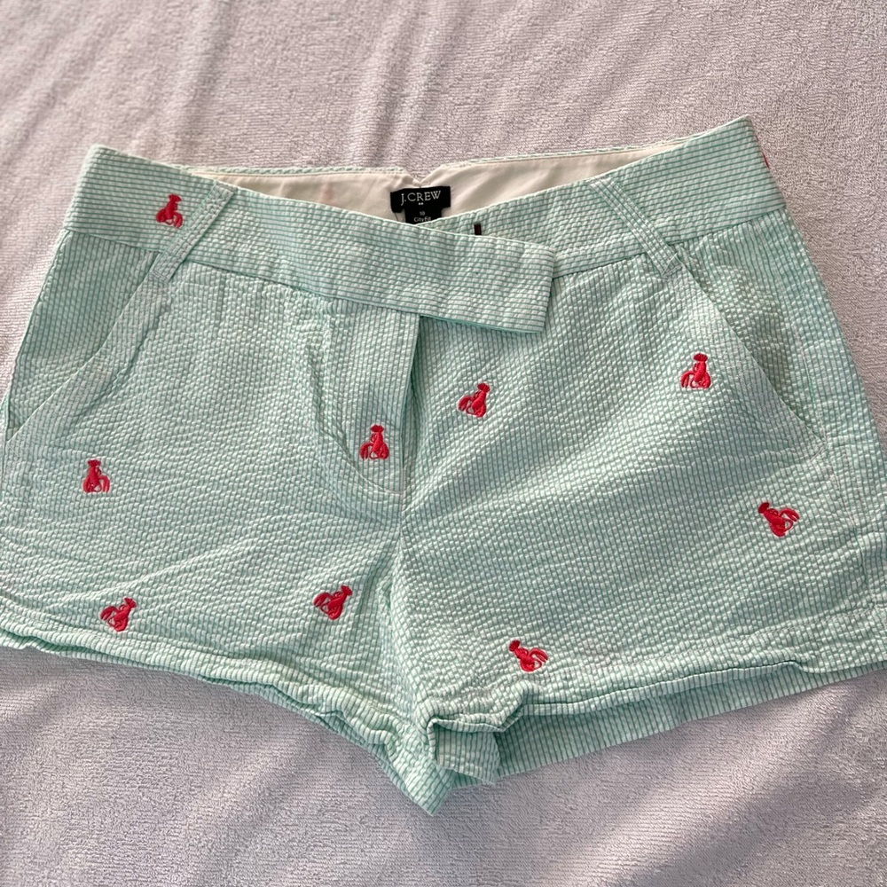 J. crew size 10 city fit lobster shorts!